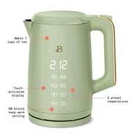 Beautiful 1.7L One-Touch Electric Kettle by Drew Barrymore, 1.7L One Touch Electric Kettle