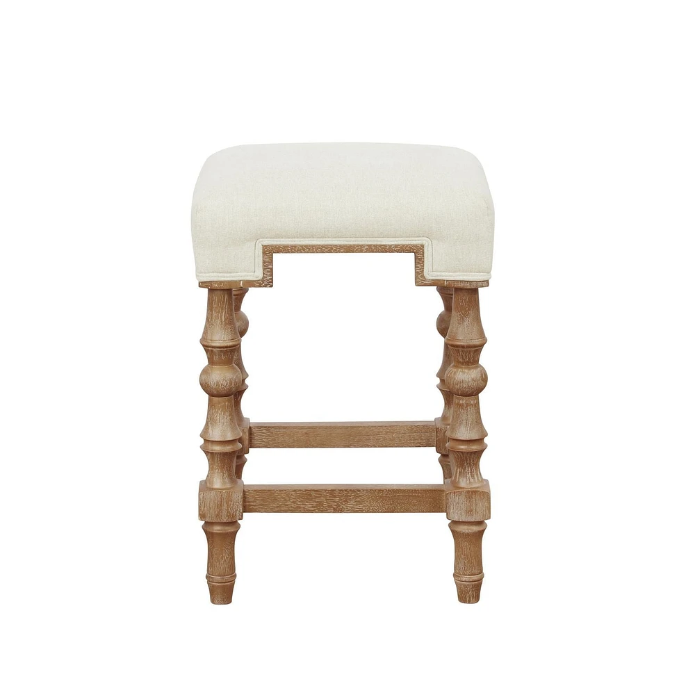 Tabouret de comptoir sans dossier Mabel