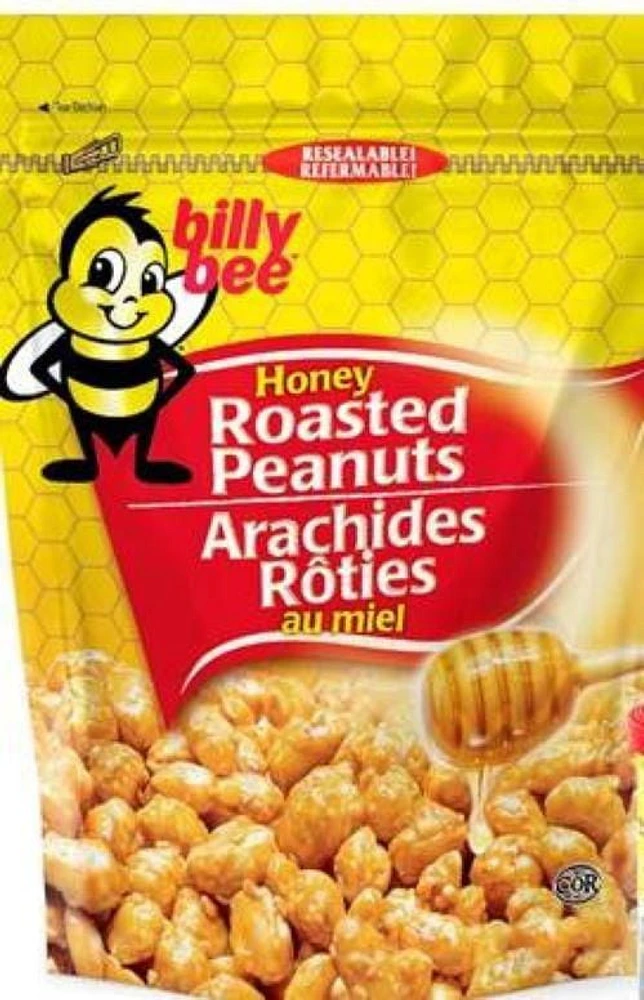 BILLY BEE ARACHIDES RÔTIES AU MIEL 250G