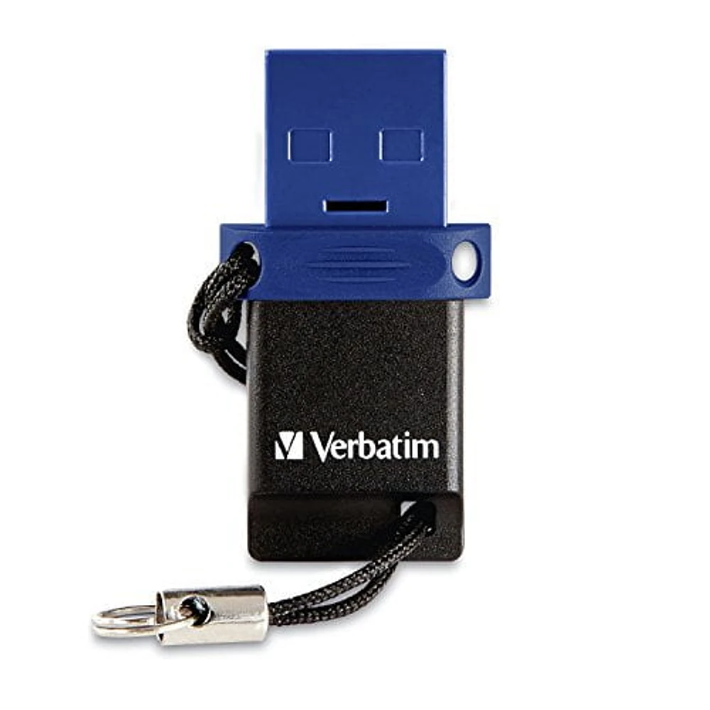 Verbatim Clé USB 3.2 Gen 1 double Store 'n' Go de 64 Go pour appareils USB-C™ - Bleue