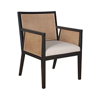 Plata Import Fauteuil de salle à manger Antonia en Noir