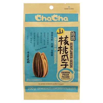 ChaCha Chinese Pecan Flavoured Roasted Sunflower Seeds, 260g