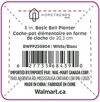 Hometrends Cache-pot élémentaire en formede cloche