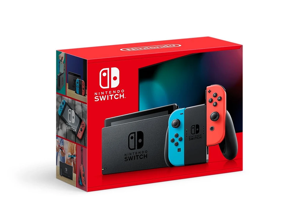 Nintendo Switch™ with Neon Blue and Neon Red Joy‑Con™ (New Box) (FR)