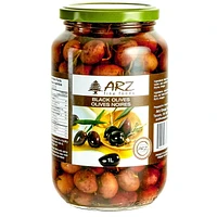 Arz Black Olives, 1Ltr