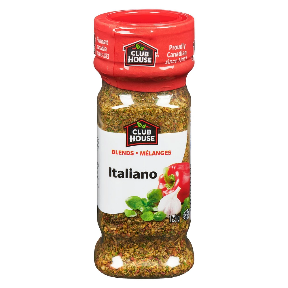 Club House, Herbes et épices naturelles de qualité, Mélange Signature, Italiano, 123g 123 g