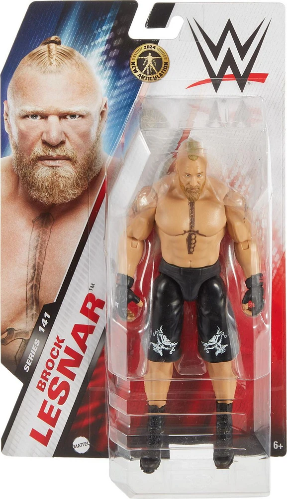 WWE Figurine articulée 15,24cm (6po) Brock Lesnar, de collection