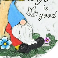Gnome Step Stone - Life is Good (Yellow)