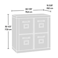 Sauder® Stow-Away 4-Cube Organizer, Smoked Oak, 421548