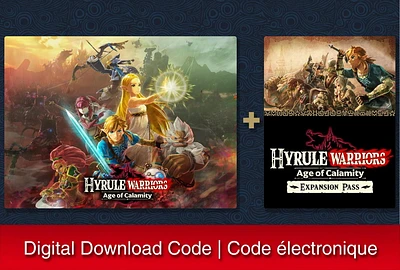 Hyrule Warriors: Age of Calamity and Hyrule Warriors: Age of Calamity Expansion Pass Bundle - Nintendo Switch [Digital Code]