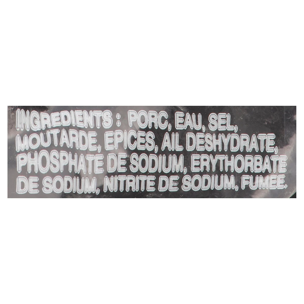 Anneaux de saucisse à l'ail et au jambon de Grimm