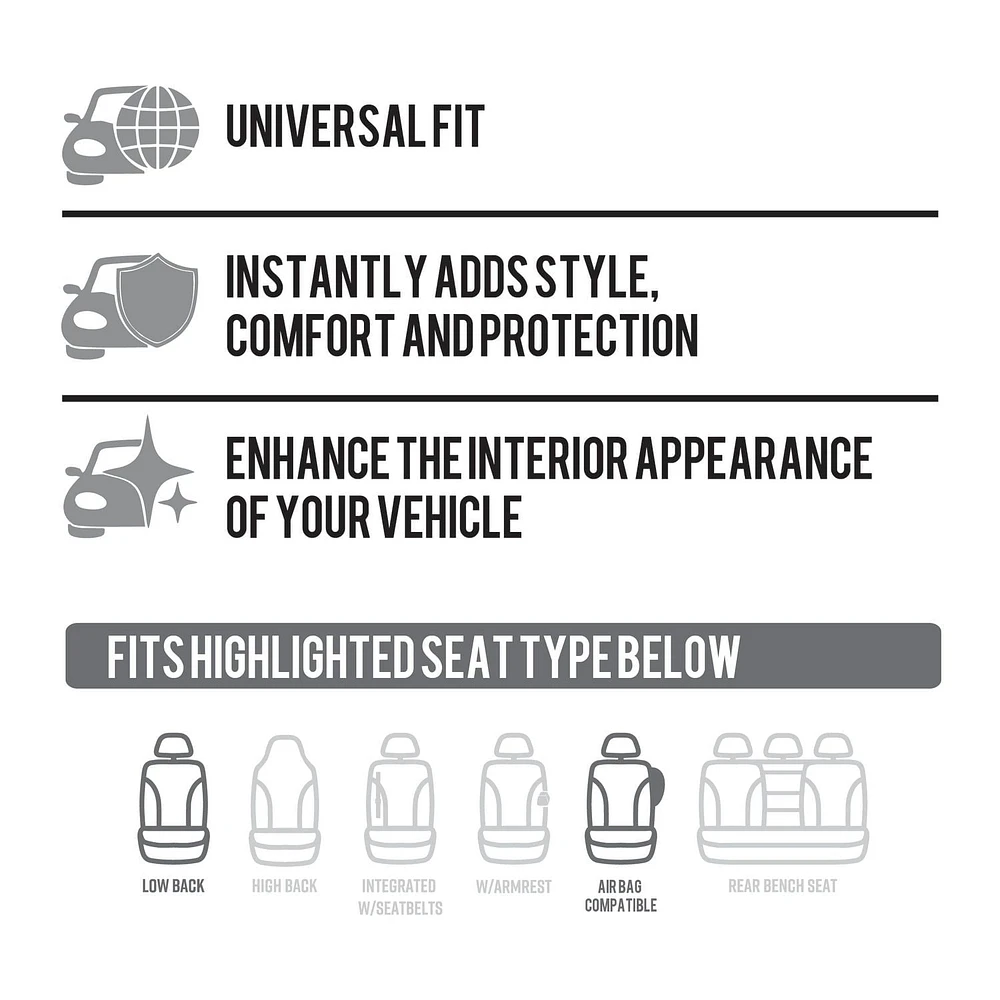 Auto Drive Diamante Pink Soft Velour Seat Cover Kits