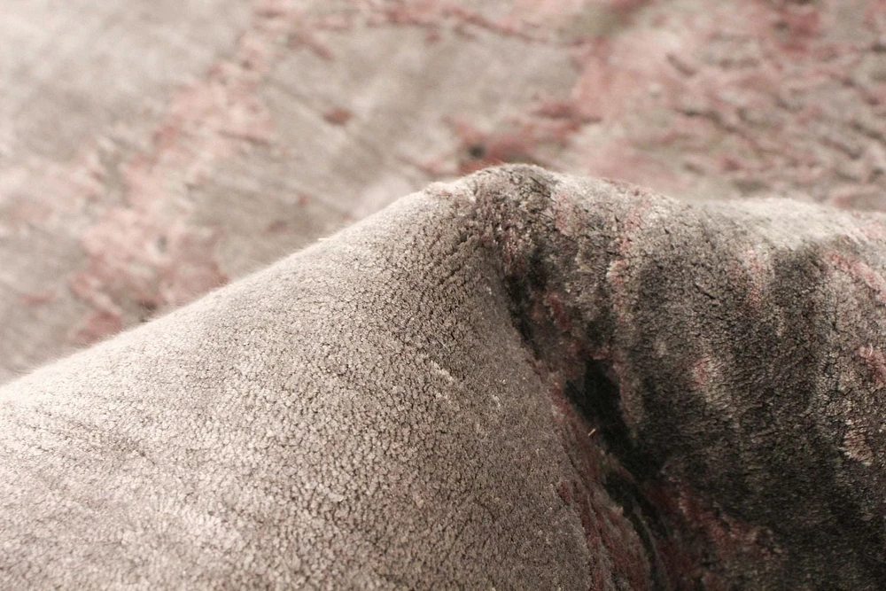 ECARPETGALLERY 5'2" x 7'8"  Contemporary Galleria Hand Loomed Area Rug for Living Room, Dining Room and Bedroom in Grey