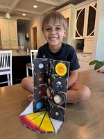 CreateOn NASA Rocketship Magnetic Tile Set