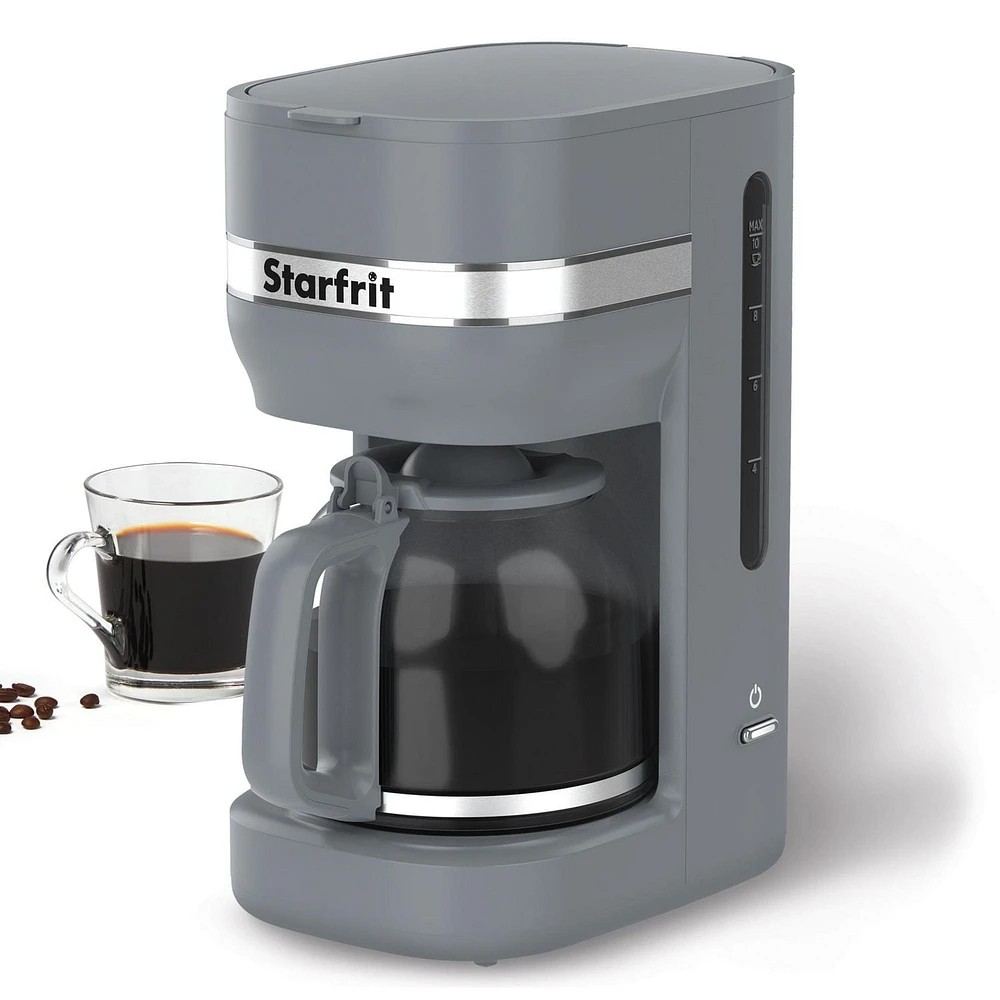Starfrit Cafetière de 10 tasses - gris