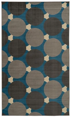 Tapis Capri Jasper bleu & gris de 6 pi 5 po x 9 pi 3 po