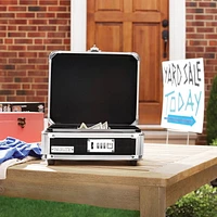 Vaultz -  Locking Cash Box - Black, Combination Lock