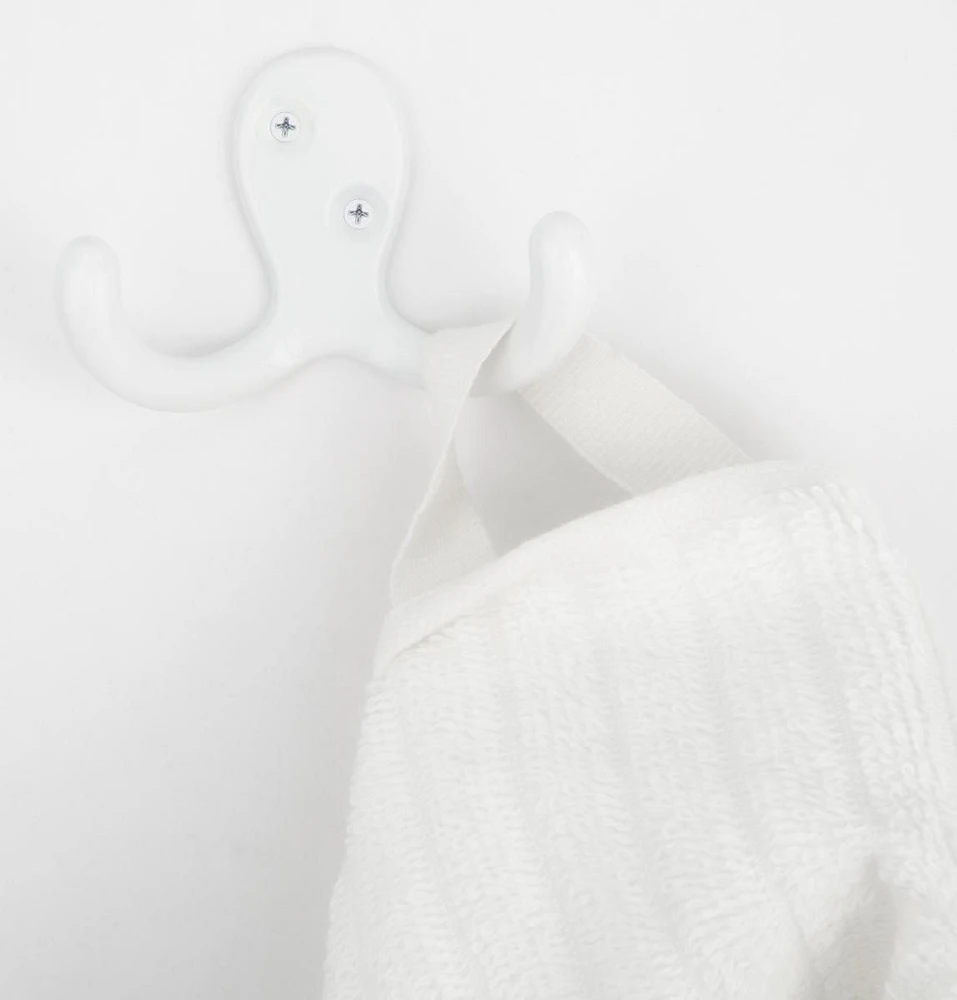 era Welcome Hooks, 2-Pack White, 2.75in x 1.87in