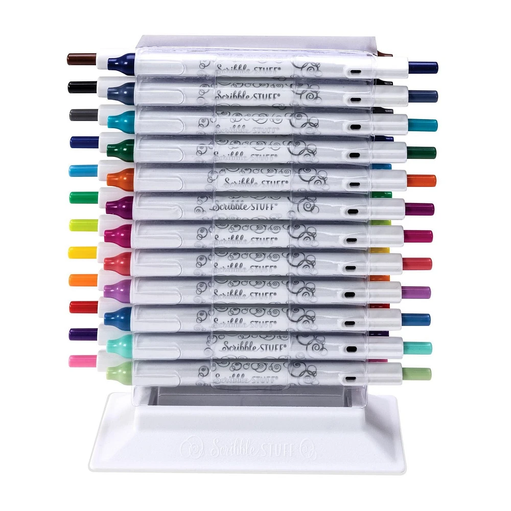 Les feutres rétractables Scribble Stuff 24 pièces