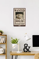 One Piece - Roronoa Zoro Wanted Poster Wall Poster with Push Pins, 14.725" x 22.375"