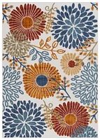 SAFAVIEH Cabana Garnet Tapis Floral Extérieur