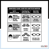 Lunettes de natation Dolfino Pro Pacesetter pour adultes - Noir Lunettes de natation adultes