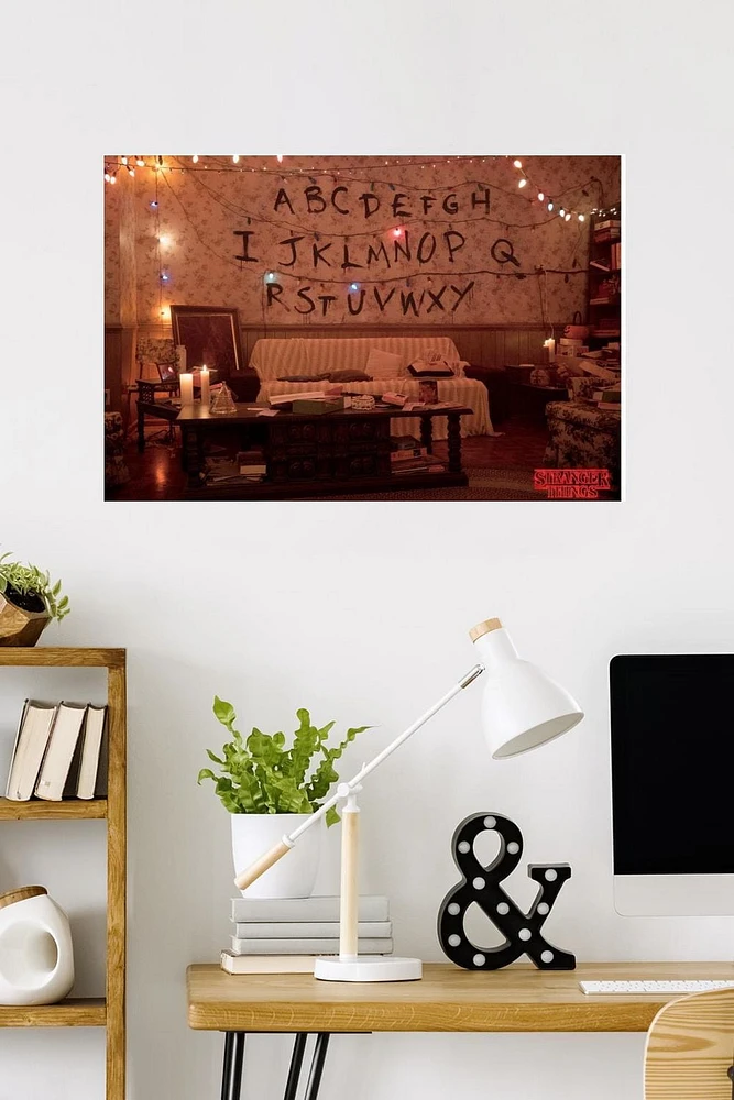Netflix Stranger Things - Alphabet Wall Poster, 22.375" x 34"