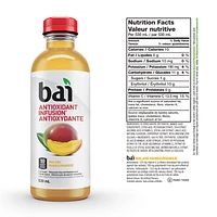 Bai Antioxidant Infusion Low Calorie Beverage, Malawi Mango, 530 mL, 530 mL