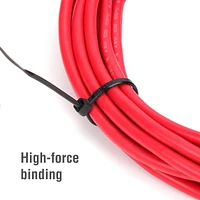 WorkPro 4 inch 18lb Cable Ties Black 100 Piece, for Plumping, Electric, Home and DIY Use, Nylon<br>Easy and economical