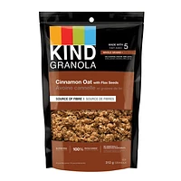 KIND Granola Avoine et cannelle avec graines de lin, sac de 312 g 312 g Granolas