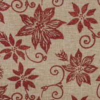 Holiday Time Red Poinsettia Stand Band™ Tree Stand Collar