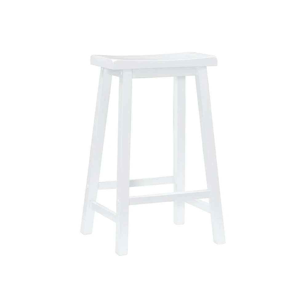 Tabouret de bar Keogh, Blanc