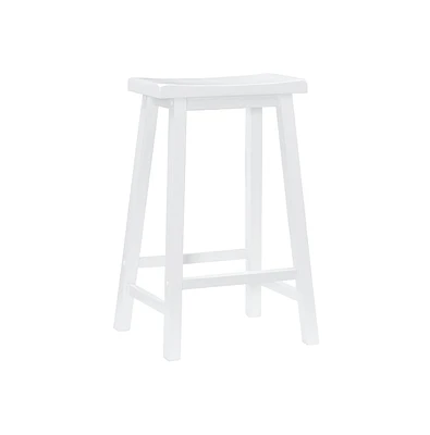 Tabouret de bar Keogh, Blanc