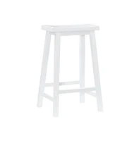 Tabouret de bar Keogh, Blanc
