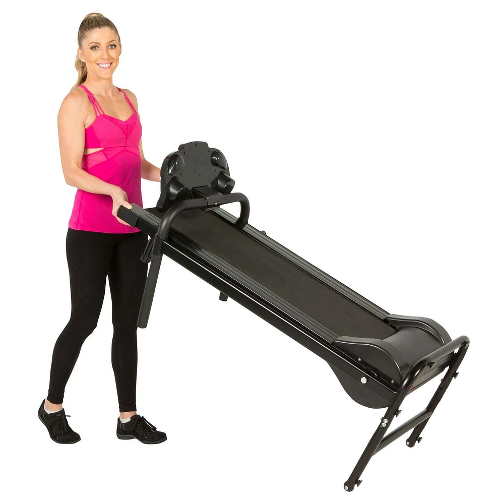 Fitness Reality TRE2500 Folding Electric Treadmill with Goal Setting Computer