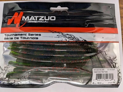Matzuo MTZ-SSTIX6-WRF Simcoe Stix Watermelon Red Flake 6" (10 Pack)