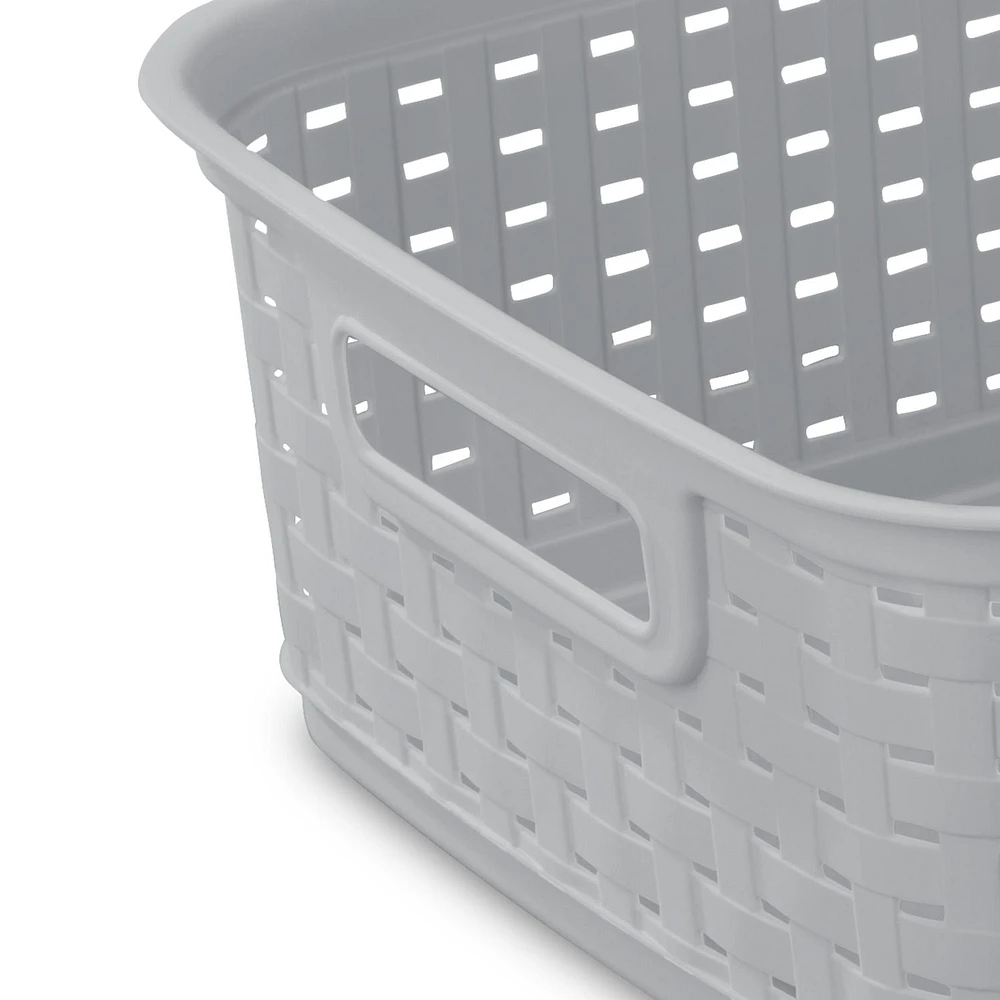 Sterilite short Weave Basket, Ea
