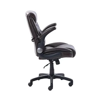 Serta – Fauteuil de direction en cuir reconstitué avec soutien lombaire à AIR