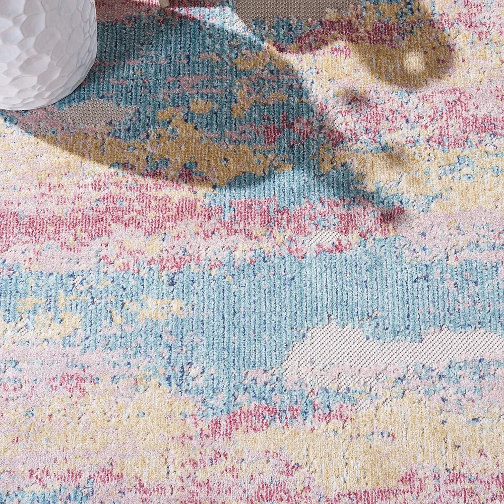SAFAVIEH Cabana Glenn Tapis Abstrait Intérieur/Extérieur