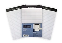 Cambridge® Perforated Pads, Small, white, 5 x 8, 100 Pages, Writing Pad