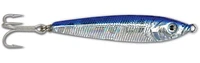Danielson DAN-JF4-BLS-X Jigfish 4oz blue/ver, 3/0 Treble Hook, Blue/Silver, Jigfish 4oz blue/ver, Blue/Sil