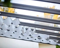 CANOPIA by PALRAM Stockholm Stores de toit de 11 pi x 19 pi - Blanc