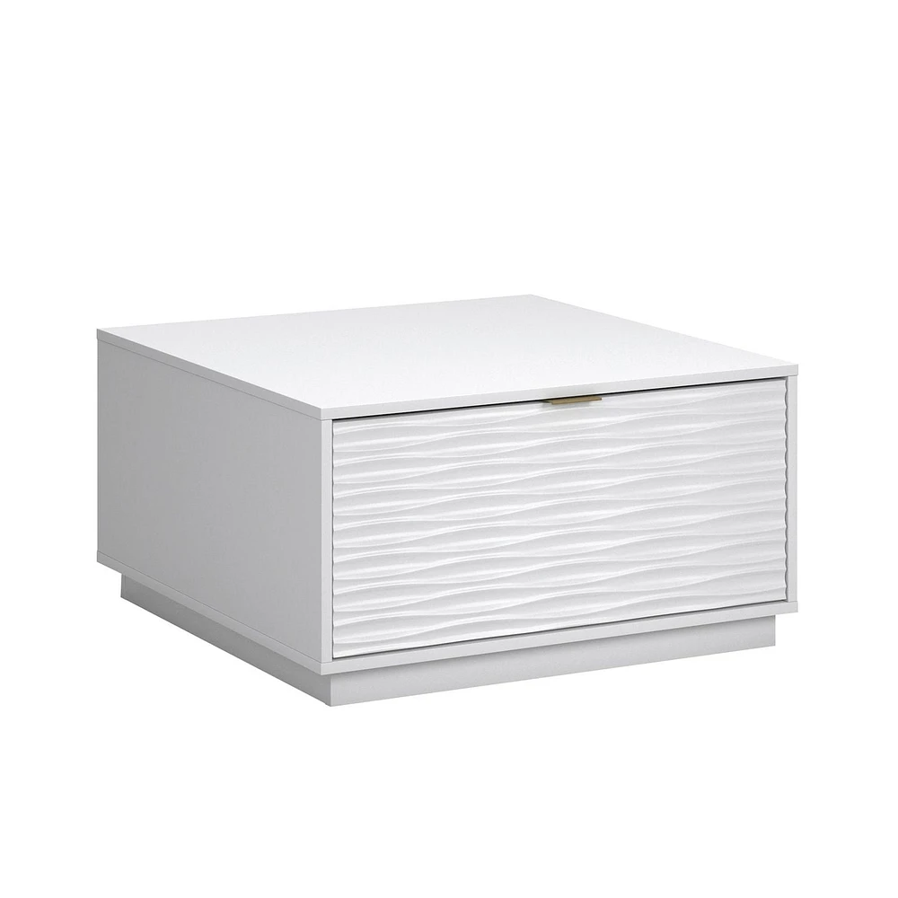 Sauder La Collection Morgan Main Table basse, Finition White, 434923