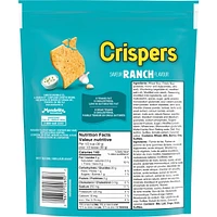 Crispers, Ranch Flavour, Salty Snacks, Is It a Chip or a Cracker, 145 g