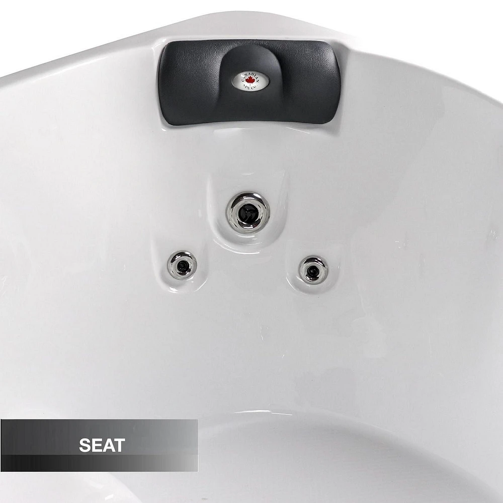 Saskatoon Spa Acrylique pour 4 personnes à 12 jets