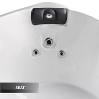 Saskatoon Spa Acrylique pour 4 personnes à 12 jets