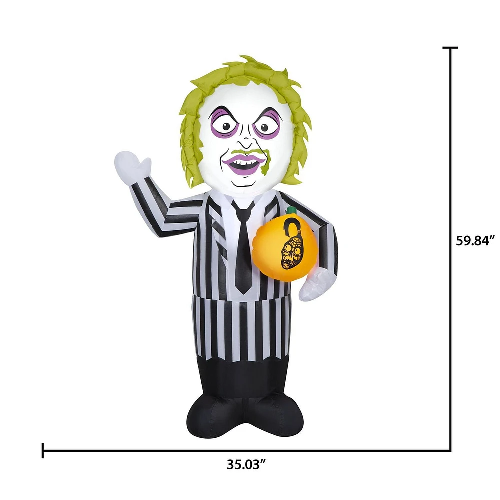 Airblown-Stylized Beetlejuice w/JOL-MD-WB (WMCA)