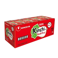 Nongshim Kimchi Ramyun 10pk, 10 x 120g, Single Pack Noodle Soup