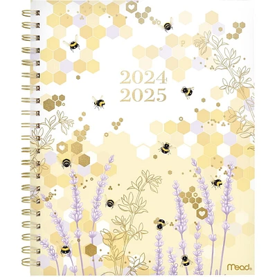Mead 15M Abeille Lavande Grand Agenda Agenda