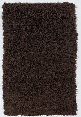 Tapis Nouveau Flokati 1400 gr de 8' x 10', Cacao